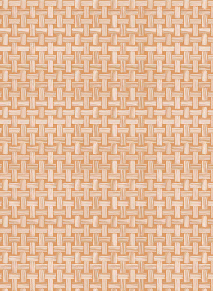 Basket Case is a minimalist wallpaper by Opposite Wall of a basket weave pattern.