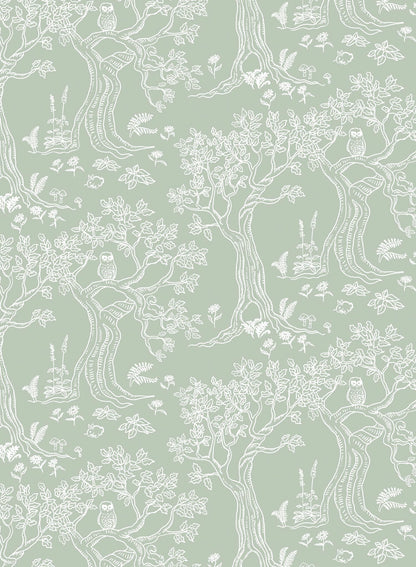 Enchanted is a minimalist wallpaper by Opposite Wall of a enchanted trees