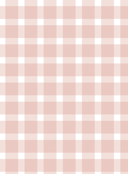 Dorothy is a minimalist wallpaper by Opposite Wall of a soft pastel checkered pattern.