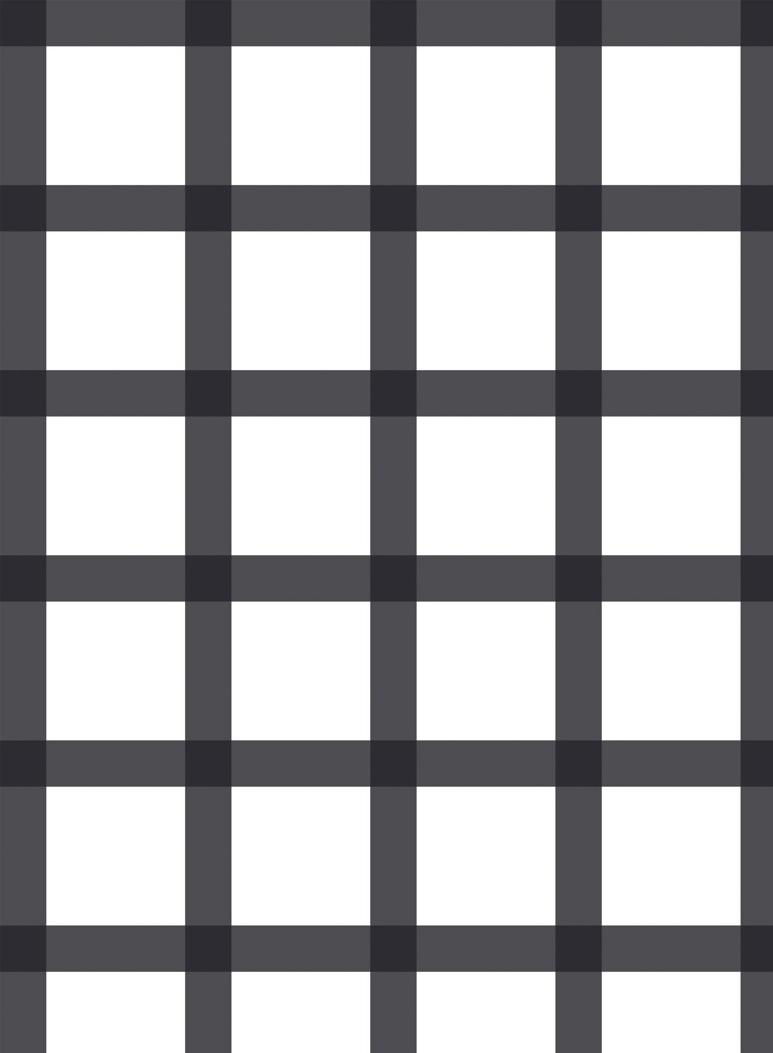 Off the Grid is minimalist wallpaper by Opposite Wall of a never ending grid paper pattern.