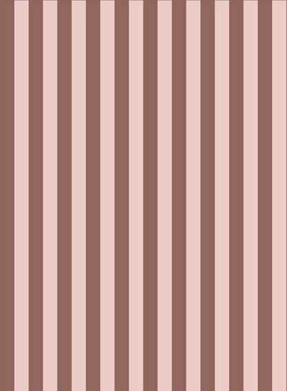 Sweet is a minimalist wallpaper by Opposite Wall of a classic pattern of tight two tone stripes.